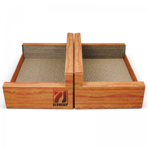 Grappige Recycle Cat Scratcher golfkarton Lounge met Catnip