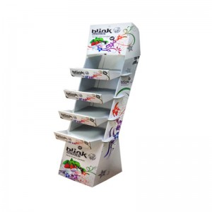 Promotie kartonnen display voor boekwenskaart, retail displaystandaard display merchandise, pop-display